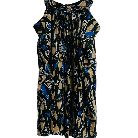 H&M Abstract Print Wrap Midi Skirt Size 8 - Picture 1 of 9